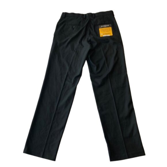 Haggar H26 Premium Stretch Suit Pant Tailored Fit 30x30 Black Shadow Check NWT - Picture 9 of 11